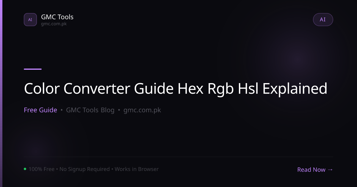 HEX, RGB & HSL Explained: How to Convert Between Color Formats