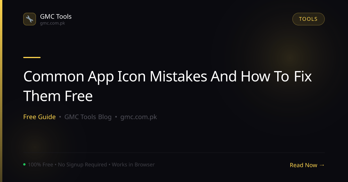 7 Common App Icon Mistakes (and How to Fix Them for Free)