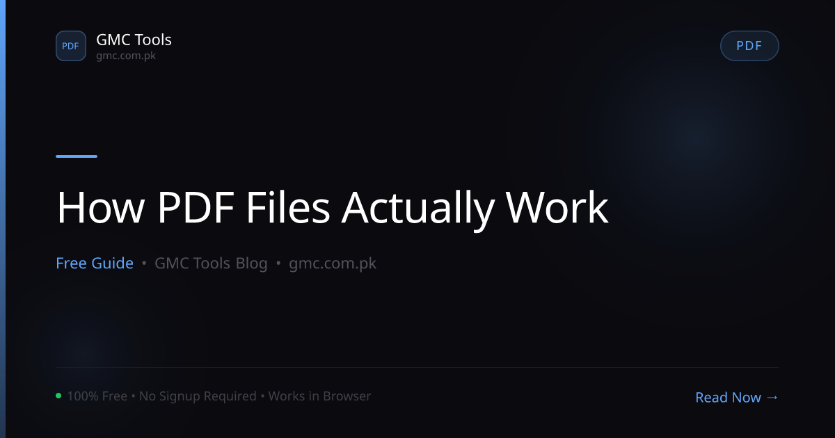 How PDF Files Actually Work (And Why They Never Lose Their Layout)
