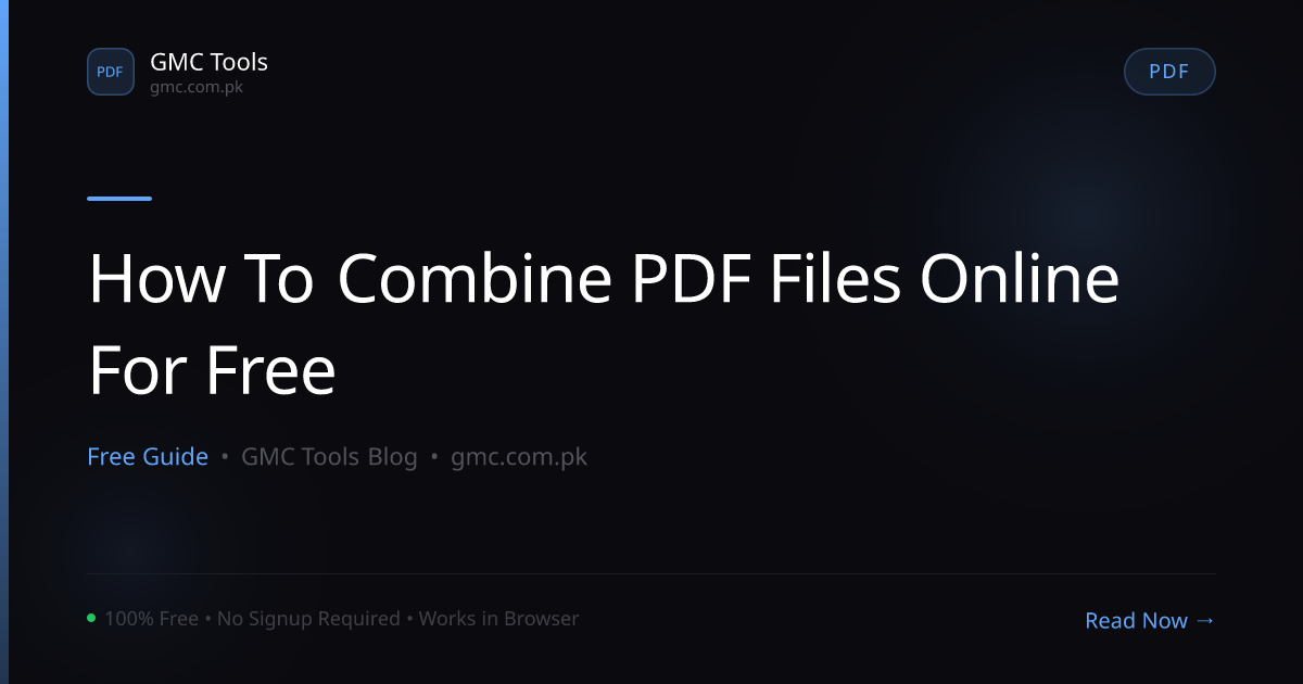 How to Combine PDF Files Online for Free in Under a Minute