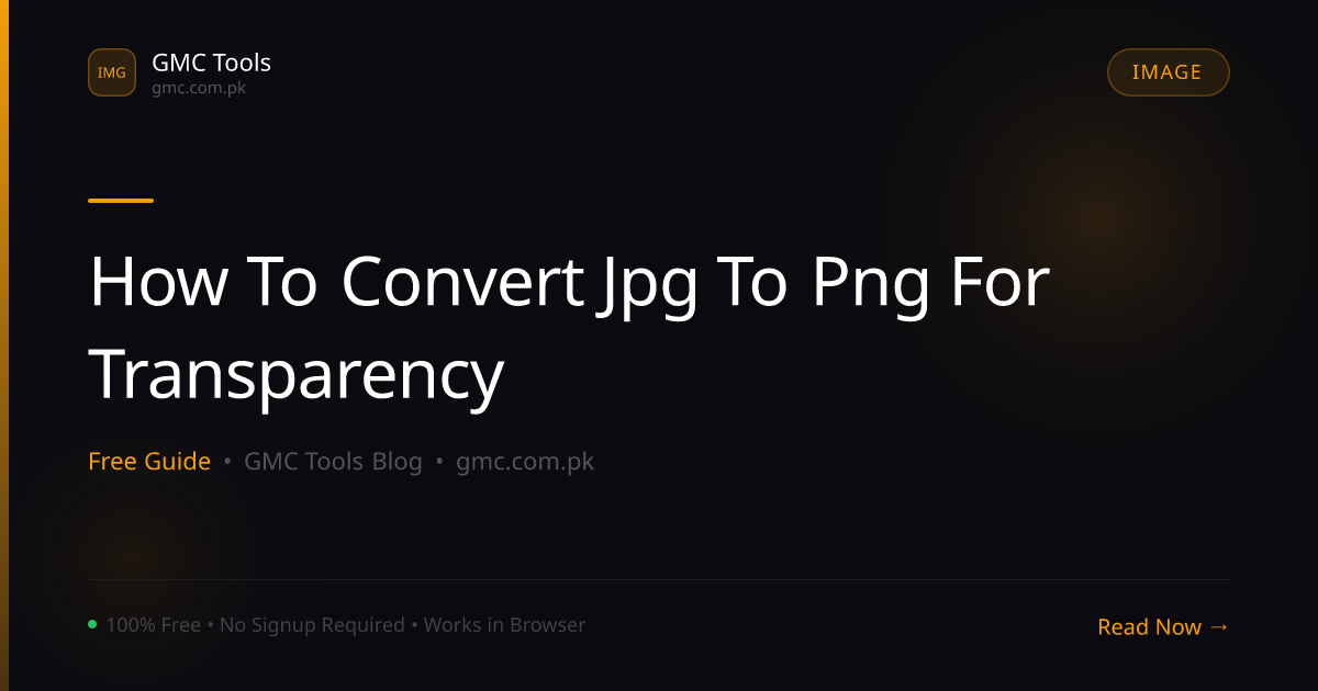 How to Convert JPG to PNG for Transparent Backgrounds