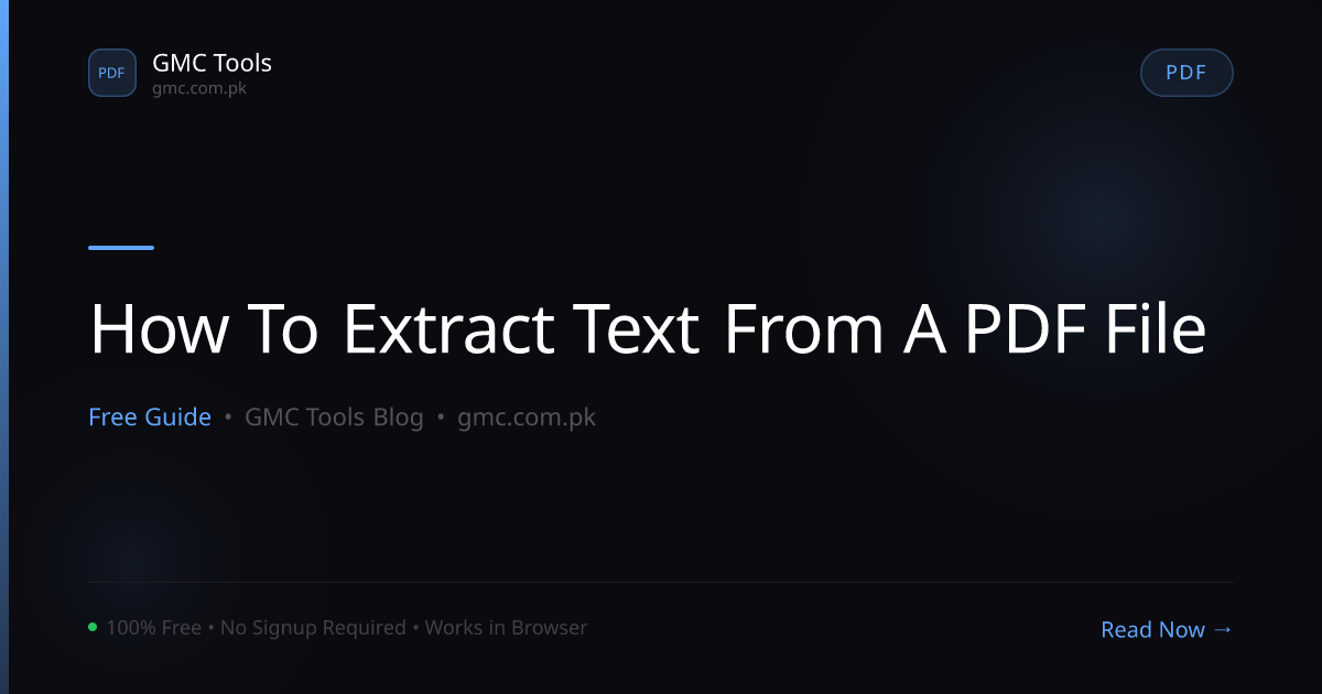 How to Extract Text From a PDF File Quickly