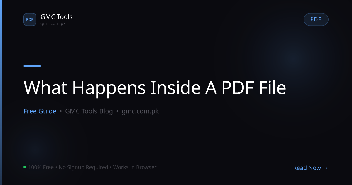 What's Actually Inside a PDF File? A Peek Behind the Page