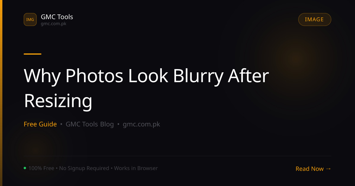 Why Do Photos Look Blurry After You Resize Them?