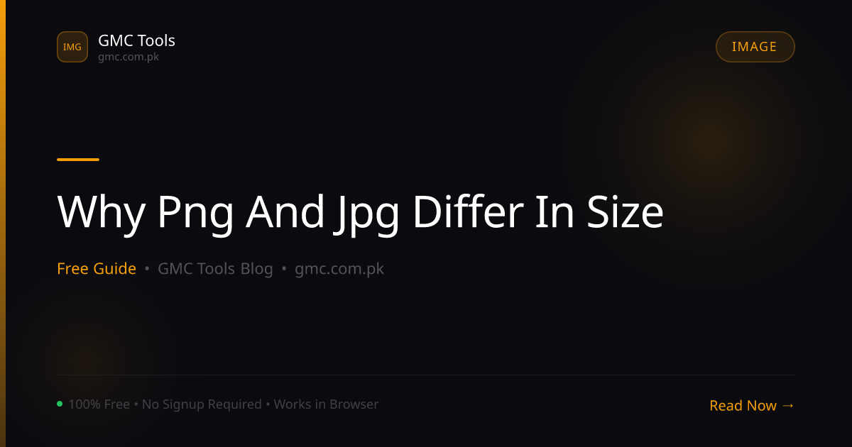 Why Do PNG and JPG Files Look So Different in Size?