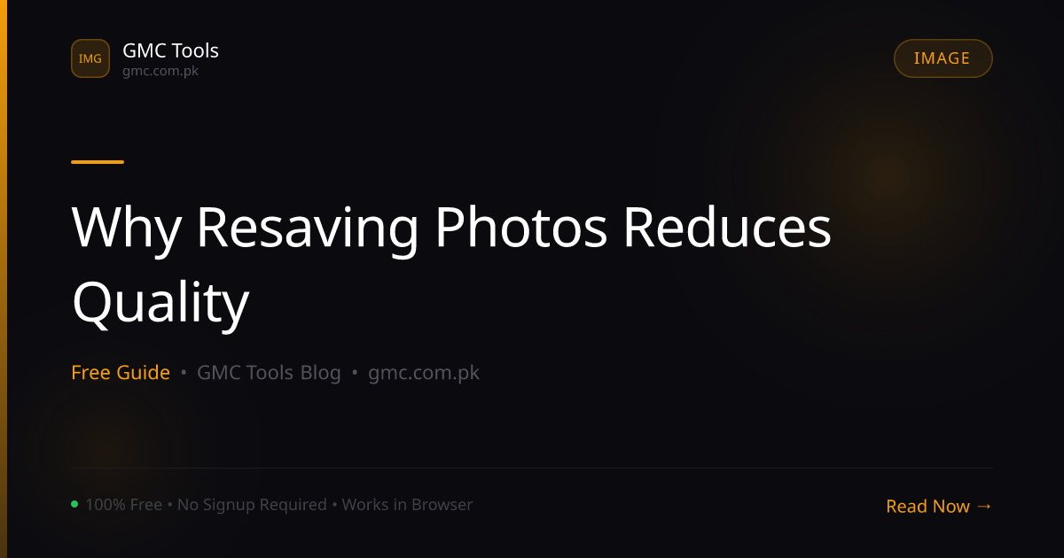 Why Does Saving the Same Photo Twice Reduce Its Quality?