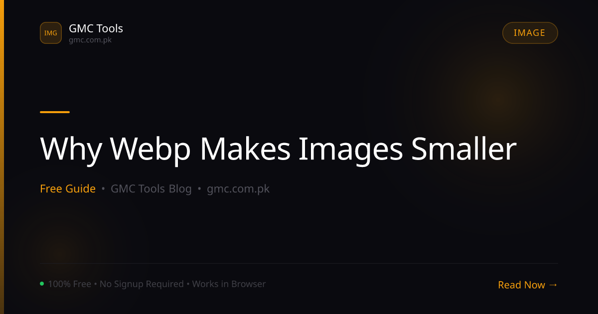 Why Does WebP Format Make Images Smaller Without Looking Worse?