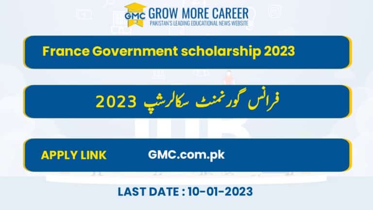 France Government Scholarships 2023 Fully Funded For Ms &Amp; Phd
