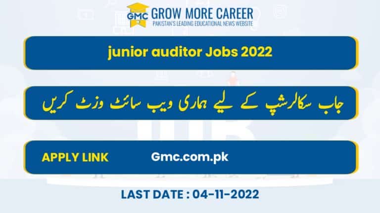 Junior Auditor Jobs 2022 At Controller General Of Accounts | 291 Posts