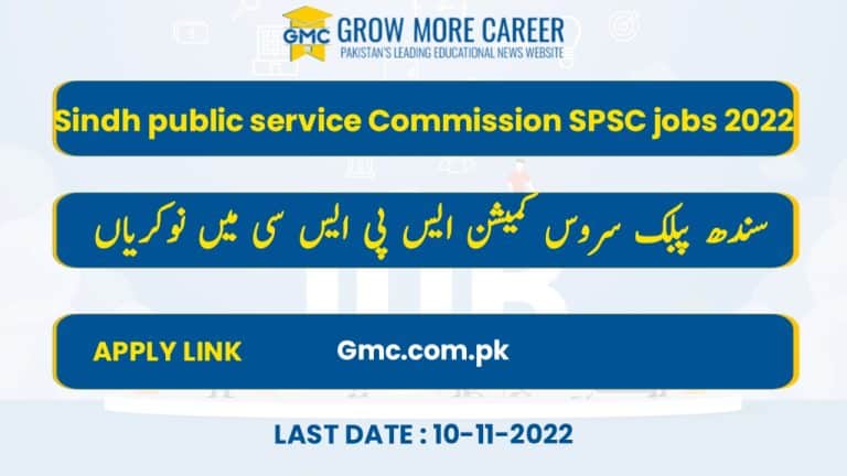 Sindh Public Service Commission Spsc Jobs 2022 | Medical Officers