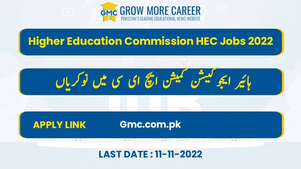 Higher Education Commission HEC Jobs 2022