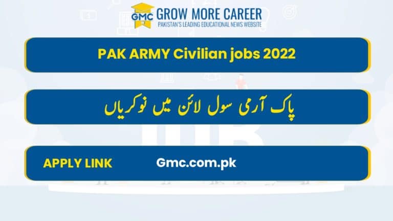 Pak Army Civilian Jobs 2022 At Ff Regimental Center