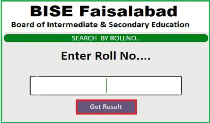 Check Now 12Th Class Result 2022 Bise Faisalabad Board