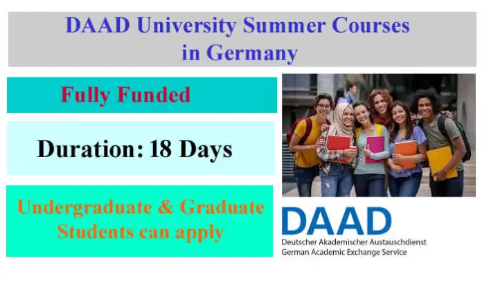 Daad University Summer Courses 2023 In Germany Fully Funded
