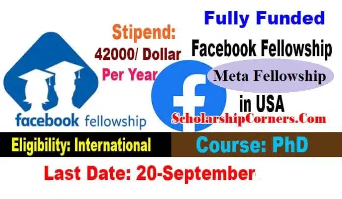 Meta Research Fellowship 2023 | Facebook Paid Fellowship In Usa