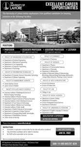 University Of Lahore Uol Jobs 2022
