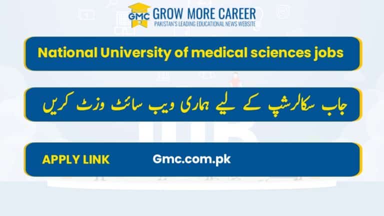 National University Of Medical Sciences Nums Jobs 2022