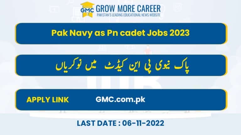 Jobs At Pak Navy As Pn Cadet 2023-A