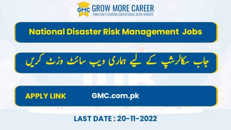 National Disaster Risk Management Fund Ndrmf Jobs