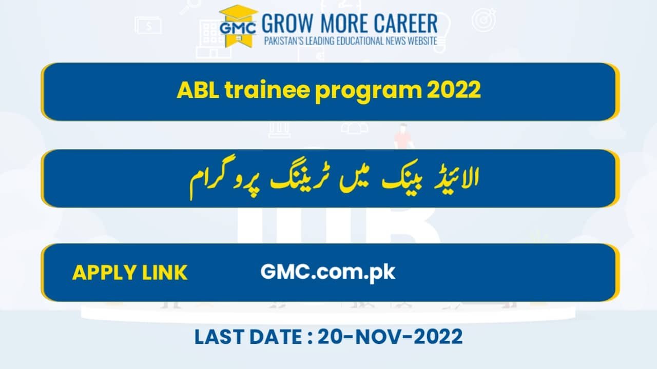 ABL Trainee Program 2022 | Allied Bank