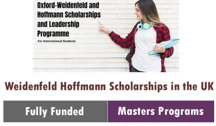 Weidenfeld Hoffmann Fully Funded Scholarships 2023 In The Uk