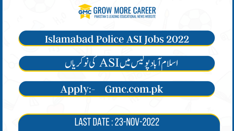 Islamabad Police Asi Jobs 2022