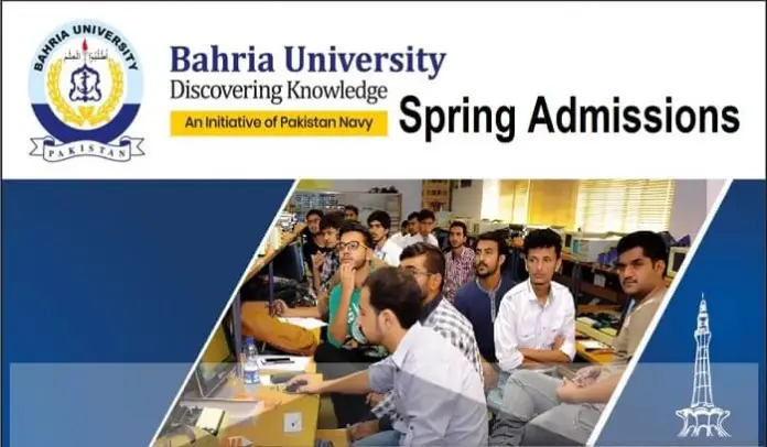 Bahria University Lahore Spring Admissions