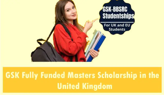 Gsk Fully Funded Masters Scholarship 
