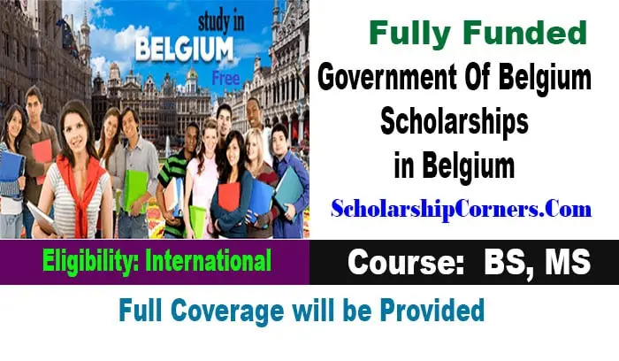 Government Of Belgium Scholarships 2023-24
