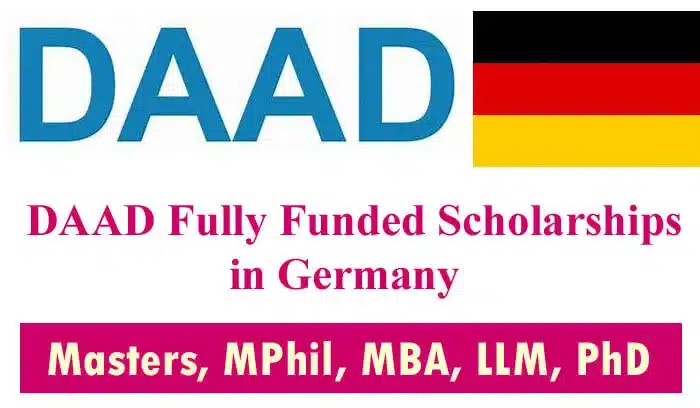Daad Fully Funded Scholarships 2023-24 In Germany Without Ielts