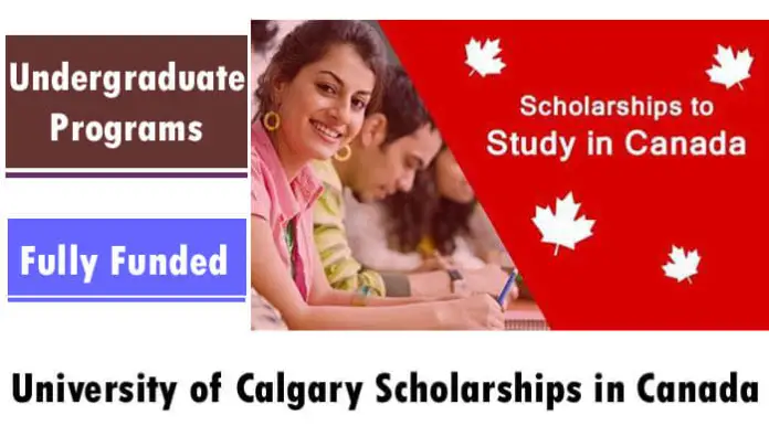 The University Of Calgary Fully Funded Scholarships 2023 In Canada