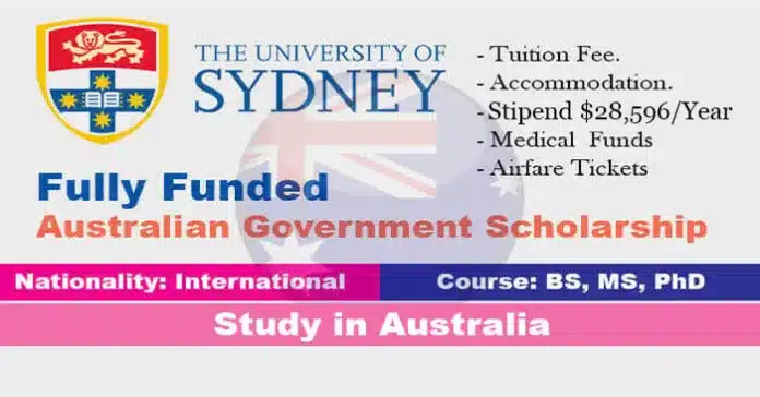 University Of Sydney Scholarships 2023-24 In Australia