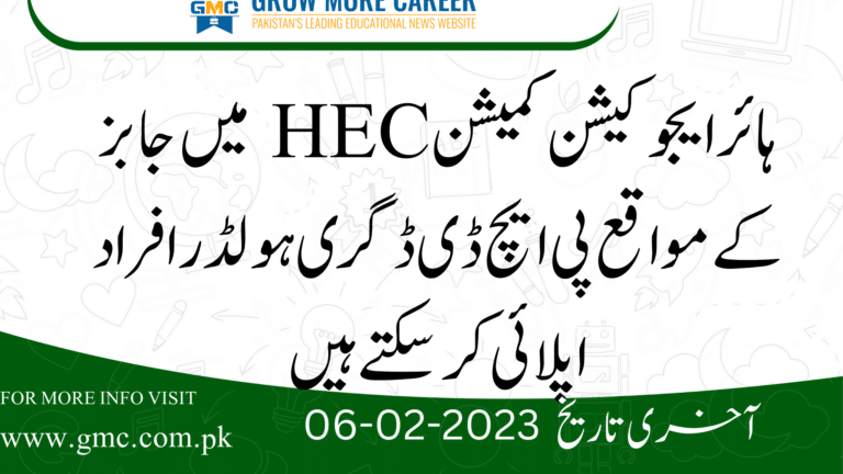 Latest Hec Jobs 2023 Apply Online 