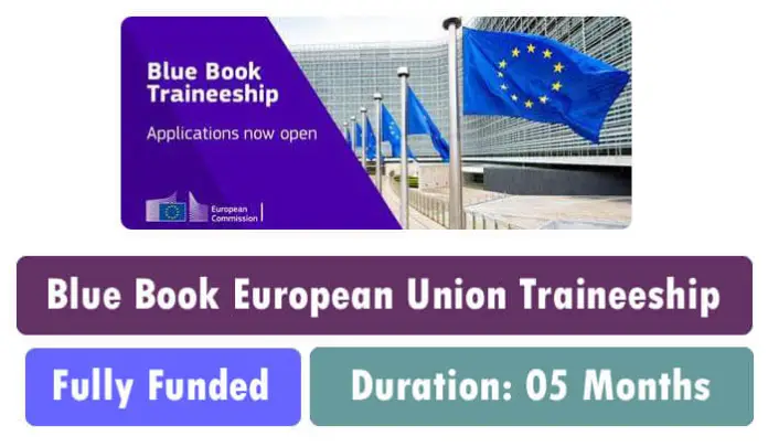Blue Book European Union Fully Funded Traineeship 2023