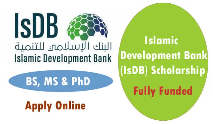 Islamic Development Bank Scholarship 2023 [Fully Funded]