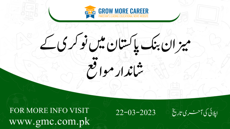 Meezan Bank Jobs 2023 Latest Advertisement Apply Online