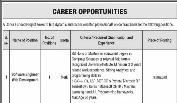 National Tb Control Programme Jobs 2023 In Pakistan