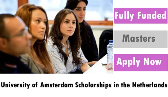 The University Of Amsterdam Fully Funded Scholarships 2023 In The Netherlands