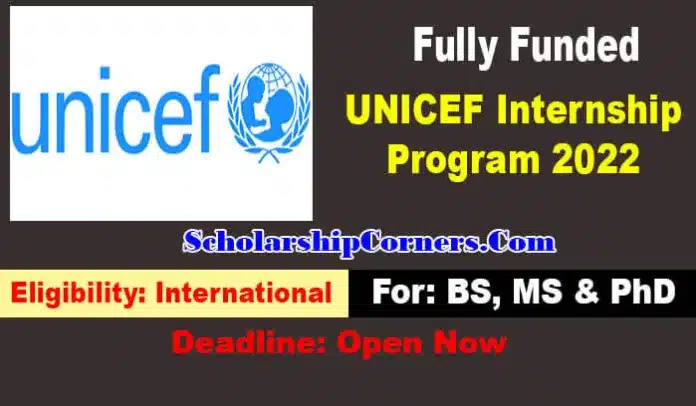 UNICEF Internship Program 2023-24 Fully Funded