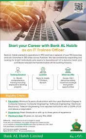 Bank Al Habib Jobs 2023 Current Opportunities Online Apply
