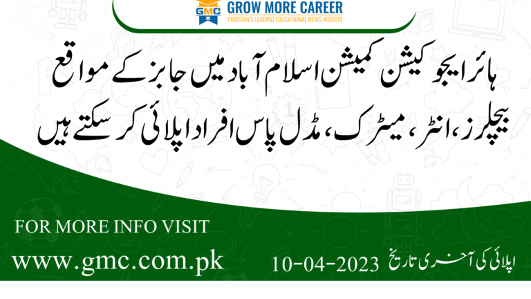 Higher Education Commission Hec Jobs 2023