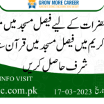 Faisal Masjid Islamabad Jobs 2023