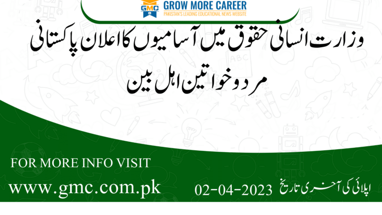 Ministry Of Human Rights Mohr Jobs 2023