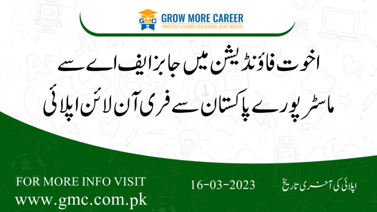 Akhuwat Microfinance Bank Jobs 2023 Latest Careers Online Apply