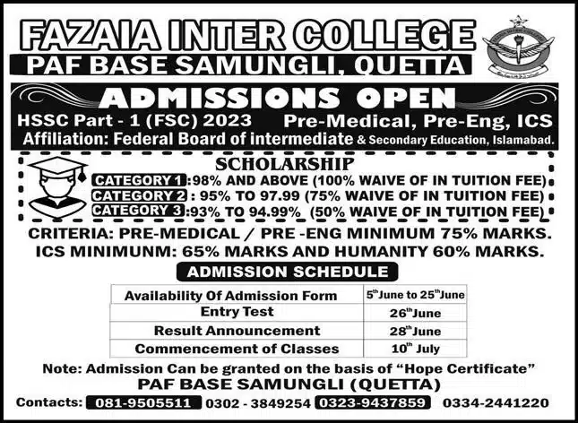 Fazaia Inter College