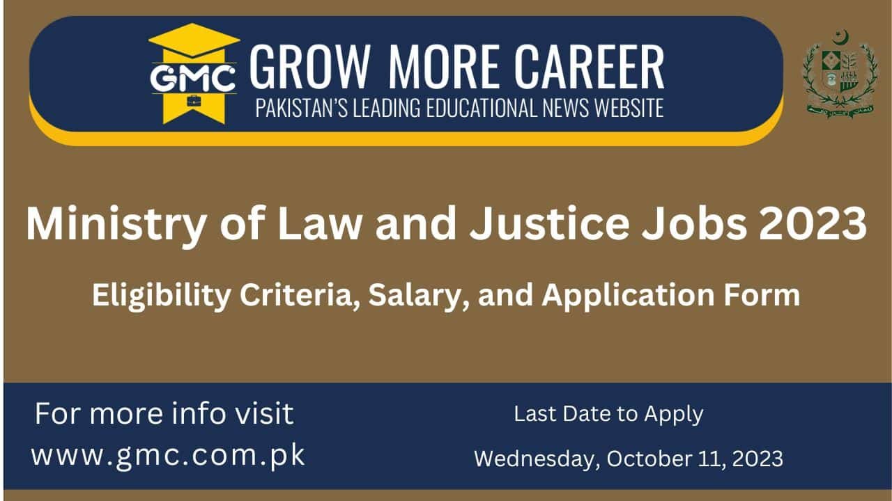 Ministry of Law and Justice Jobs 2023