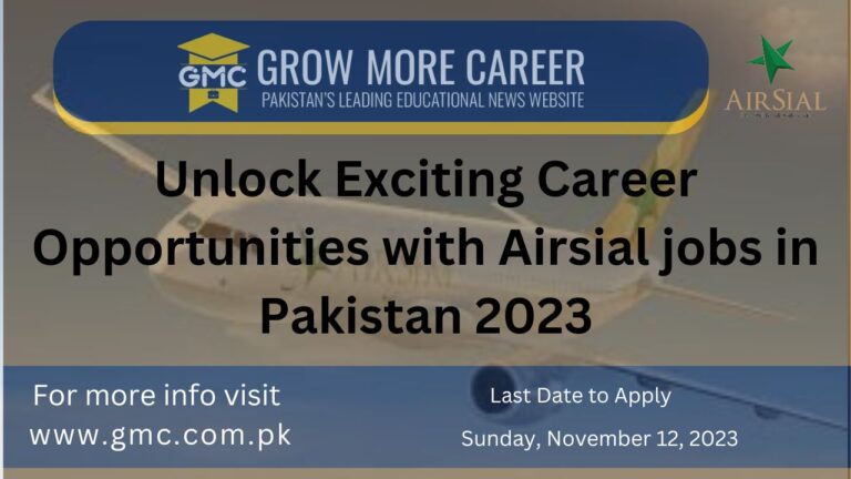 Airsial Jobs In Pakistan 2023