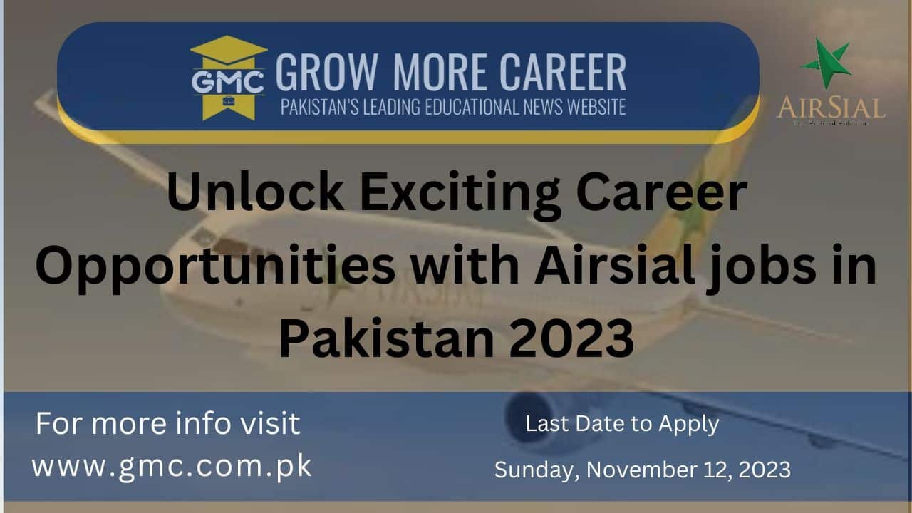 Airsial jobs in Pakistan 2023