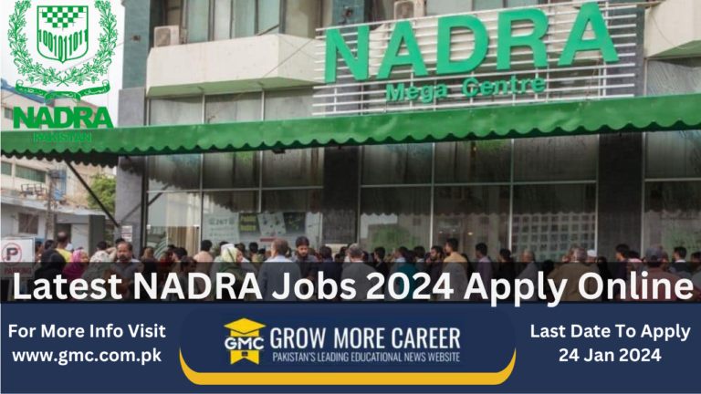 Latest Nadra Jobs 2024 Apply Online