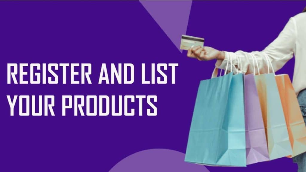 Register And List Your Products